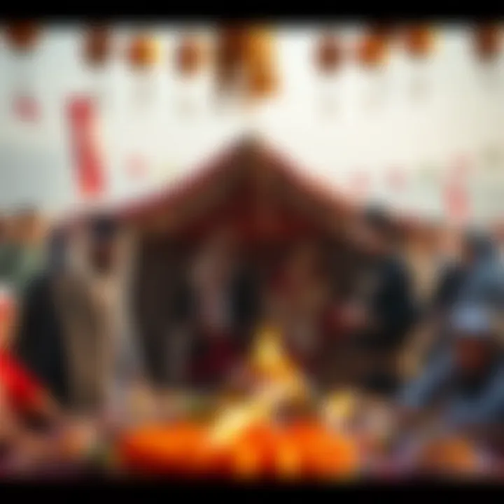 Community Gathering in شويفات خليفة Community gathering event celebrating local traditions in شويفات خليفة