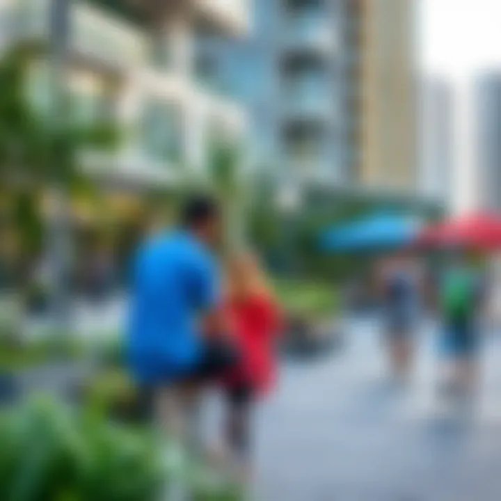 Vibrant amenities surrounding Emaar Sky View enhancing community life