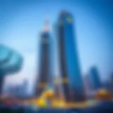 Architectural Marvel of Emaar Sky View Stunning architectural view of Emaar Sky View showcasing modern design