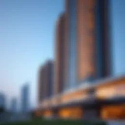 Stunning view of Fortune Executive Tower showcasing its modern architectural design.