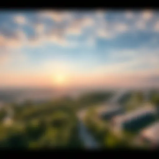 Aerial view showcasing the stunning landscape of Geant Vida Hills