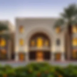 Exterior view of Golden Garage Rashidiya showcasing its architectural beauty