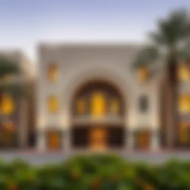 Architectural Beauty of Golden Garage Rashidiya Exterior view of Golden Garage Rashidiya showcasing its architectural beauty