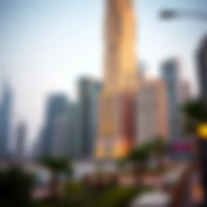 Real estate development around the Golden Tower