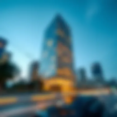 Architectural Significance of Grosvenor Business Tower Architectural view of Grosvenor Business Tower showcasing its modern design