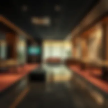 Amenities at Grosvenor Business Tower Interior amenities of Grosvenor Business Tower highlighting workspace features