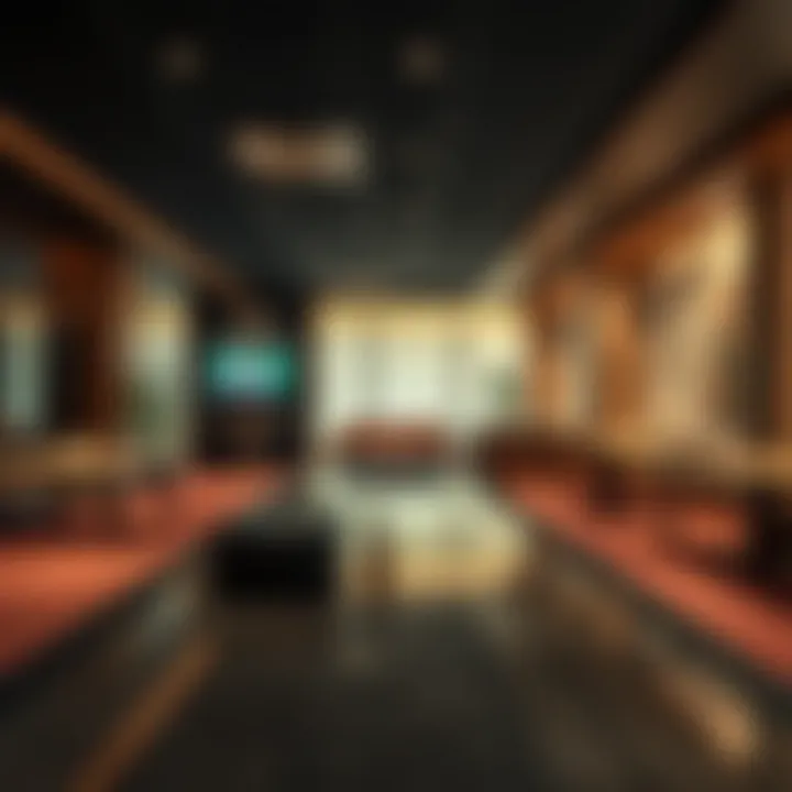 Amenities at Grosvenor Business Tower Interior amenities of Grosvenor Business Tower highlighting workspace features