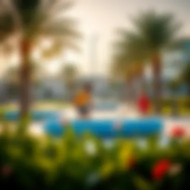 Recreational Activities at حديقة المشرف Families enjoying recreational activities in حديقة المشرف