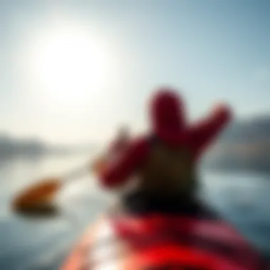 Kayaking in Hatta's Tranquil Waters Kayaking adventure on the Hatta lake