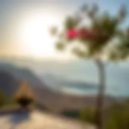 Serene landscape of Hatta showcasing mountains and lake