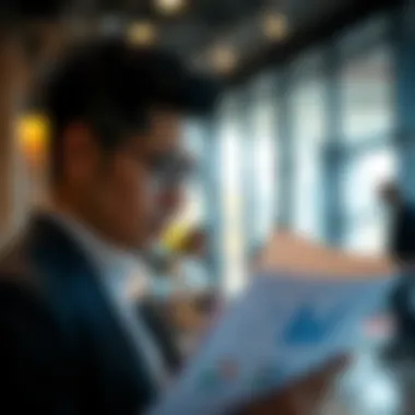 Career Advancement: Exploring Job Opportunities in the UAE A close-up of a job seeker reviewing qualifications and opportunities