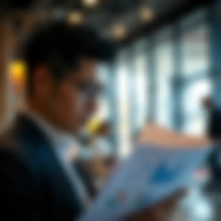 Career Advancement: Exploring Job Opportunities in the UAE A close-up of a job seeker reviewing qualifications and opportunities