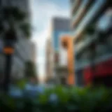 Architectural marvel of Imperial Avenue showcasing modern design