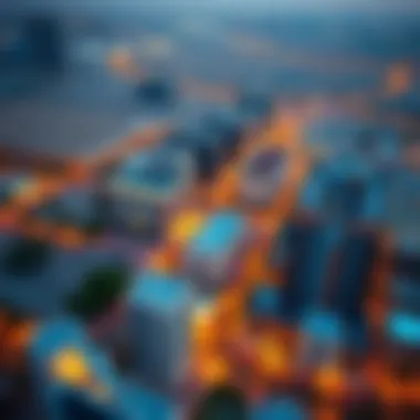 Overlook of International City Phase 2 Aerial view of International City Phase 2 and its surroundings