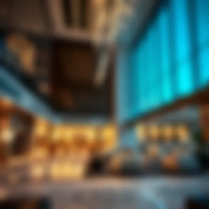 Luxurious lobby interior of Jannah Place