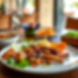 Taste of Tradition: Local Emirati Delights A vibrant plate of local Emirati cuisine, showcasing rich flavors and textures.