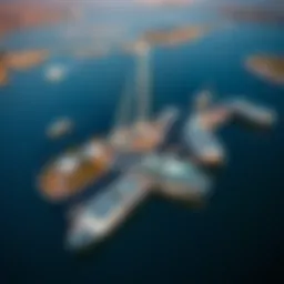 Stunning aerial view of Jumeirah Pearl showcasing its architectural beauty