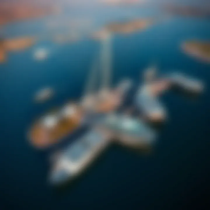 Stunning aerial view of Jumeirah Pearl showcasing its architectural beauty