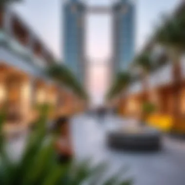 Vibrant community spaces within Jumeirah Pearl promoting social interactions