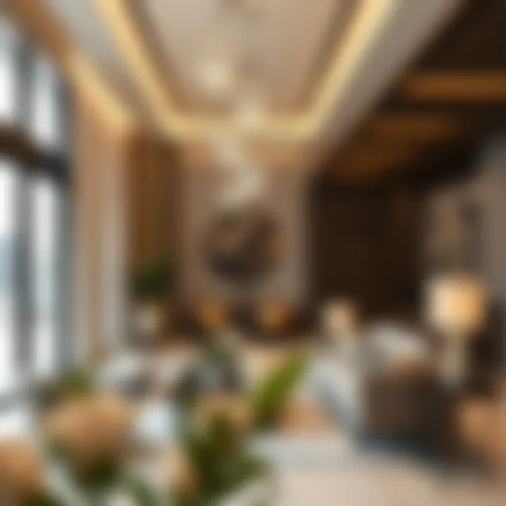 Luxurious interior design of a Jumeirah Pearl residence highlighting modern aesthetics