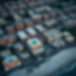 Stunning aerial view of مثلث قرية جميرا showcasing its luxurious properties