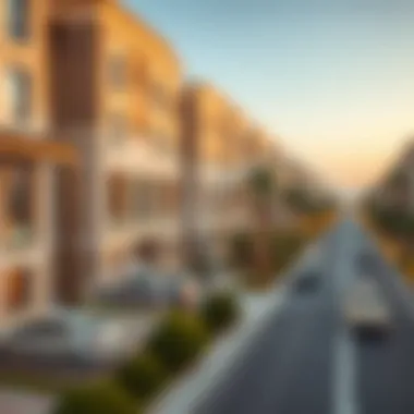 Economic Insights on Housing Developments in Madina Shabiya Infographic illustrating economic insights related to housing developments