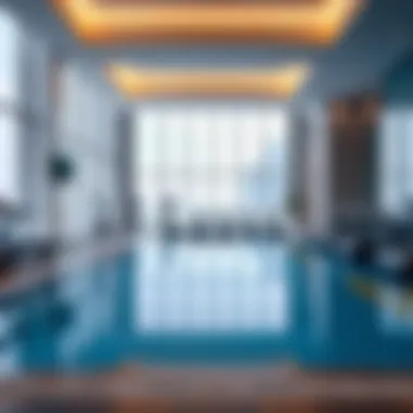 Luxurious amenities available at Marina Gate Jumeirah Living, including a state-of-the-art gym and pool
