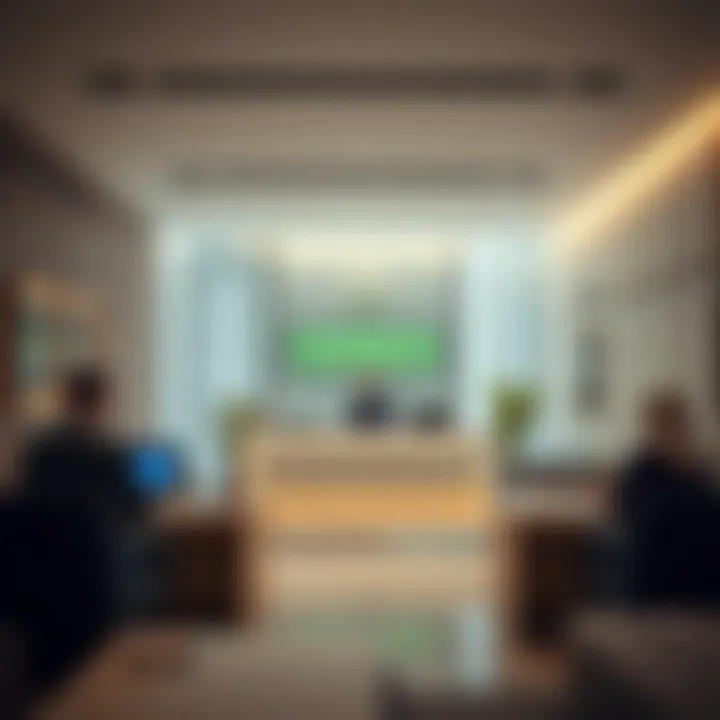 Customer Service at Mashreq Bank Interior of Mashreq Bank highlighting customer service