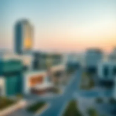 A stunning view of مجمع الريف showcasing its modern architecture