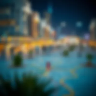 Strategic Location of مجمع الريف A map highlighting the strategic location of مجمع الريف in Dubai