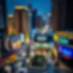 Aerial view of Mohammed Bin Zayed Street showcasing its significance in Dubai's urban landscape