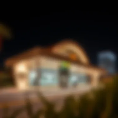 Metro Station Accessibility Modern metro station exterior representing accessibility