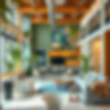 Vibrant Community Space Design A vibrant community space designed by Nshama Developer, illustrating modern lifestyle.