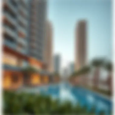 Architectural Elegance of Oasis Tower 1 Architectural view of Oasis Tower 1 showcasing its modern design