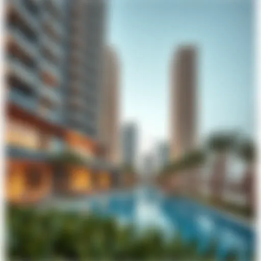 Architectural Elegance of Oasis Tower 1 Architectural view of Oasis Tower 1 showcasing its modern design