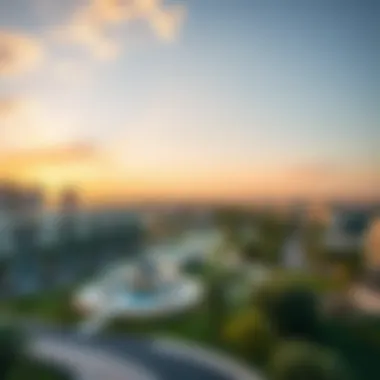 Surrounding Community of Oasis Tower 1 Community layout surrounding Oasis Tower 1 illustrating amenities