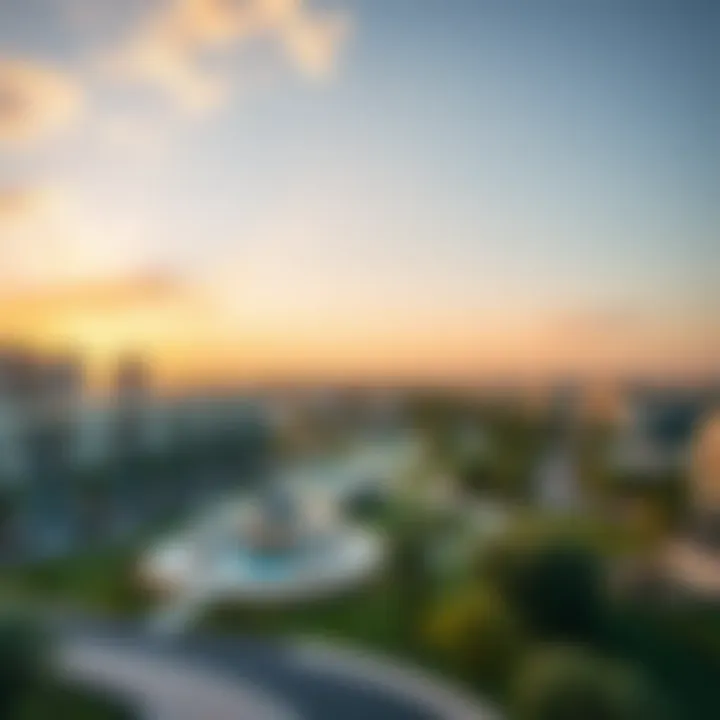 Surrounding Community of Oasis Tower 1 Community layout surrounding Oasis Tower 1 illustrating amenities