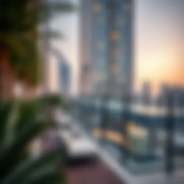 Prime location of Park Tower in Dubai