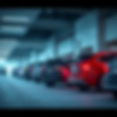 Advanced Parking Technology Implementation Modern parking technology at Dubai Mall