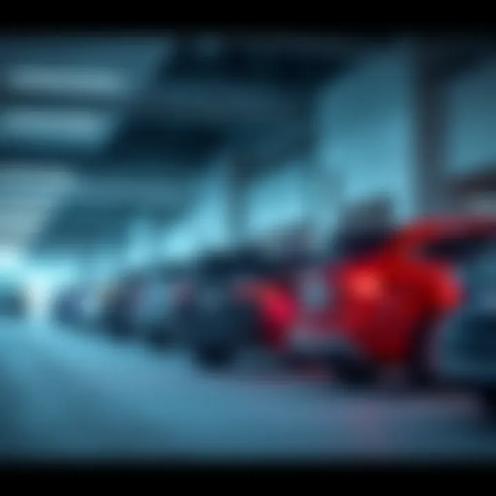 Advanced Parking Technology Implementation Modern parking technology at Dubai Mall