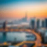 Stunning skyline view of Prime Al Safa