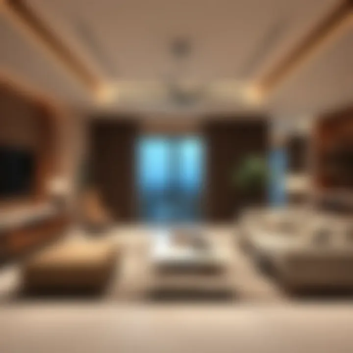 Elegant living spaces designed for comfort at Azizi Riviera