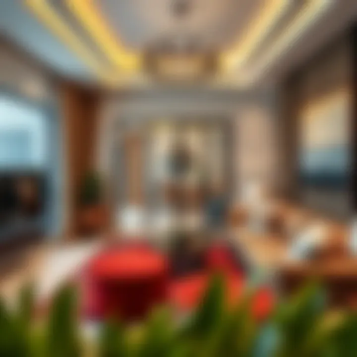 Interior of a stylish apartment in Ras Al Khor