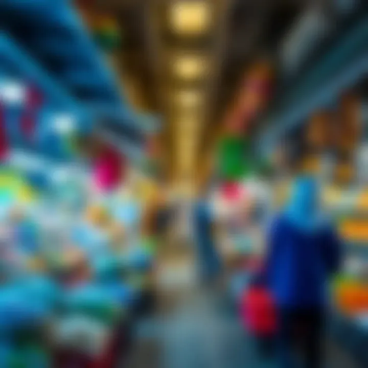 Investment Potential in the Local Market of روضة ند الحمر Vibrant local market scene in روضة ند الحمر highlighting investment opportunities