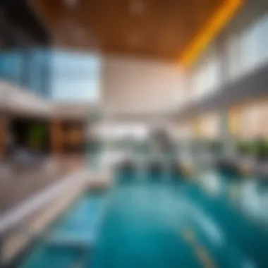 Premium Amenities at Regalia Amenities offered in Regalia by Deyaar including a pool and fitness center
