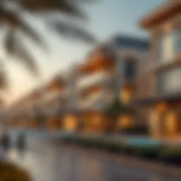 Modern architectural design of Remraam community