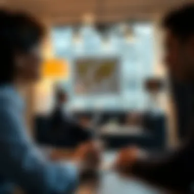 Navigating Disputes in Rental Agreements A conceptual image of a disagreement between landlord and tenant