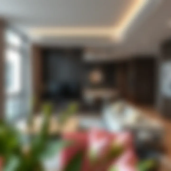 Contemporary Interiors of Dubai Apartments Interior view of a stylish Dubai apartment with contemporary decor