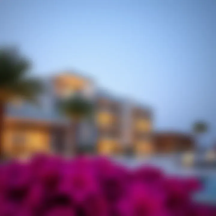 Elegant Architecture of Beachfront Properties Stylish beachfront luxury apartments with modern architecture