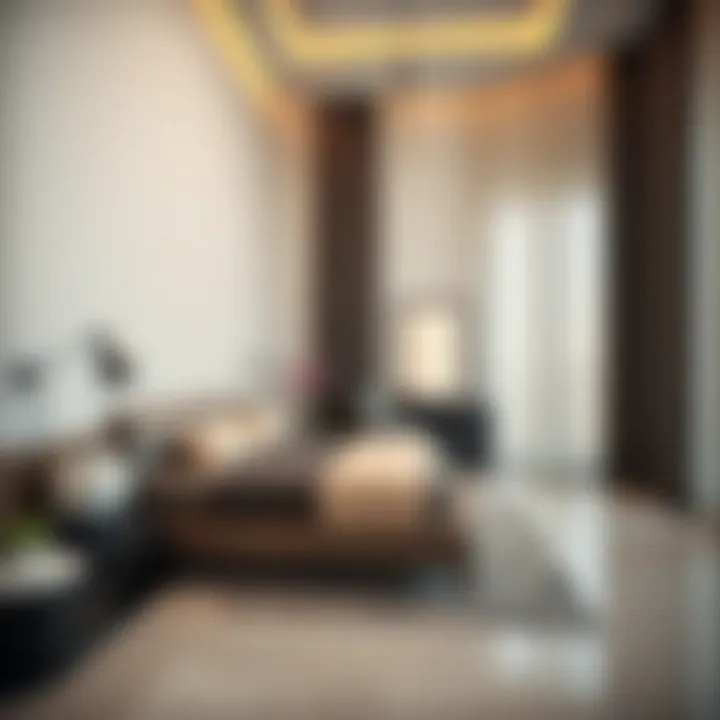 Stylish Bedroom in Al Quoz Contemporary bedroom design in Al Quoz